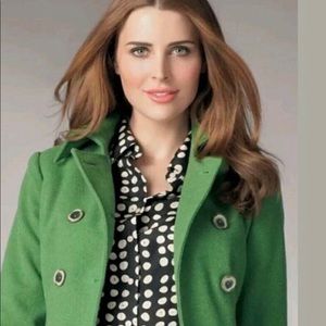 CAbi Peacoat #659 size 8 Wool Mix, Fully Lined